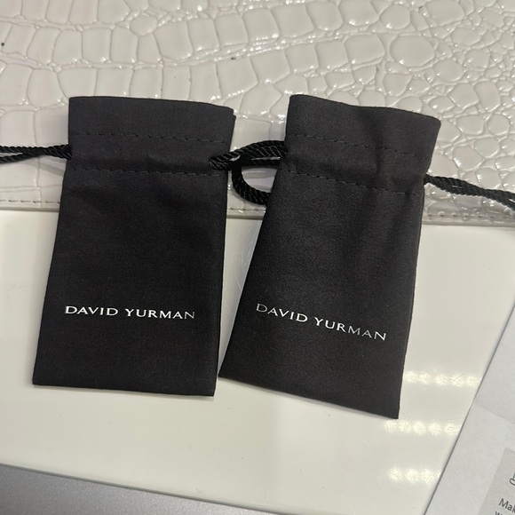 TWO authentic David yurman pouches